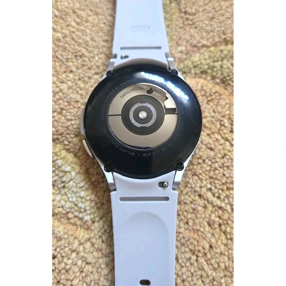 Samsung Galaxy 4 Classic Watch 46mm GPS Stainless Steel Case Gray Band Android